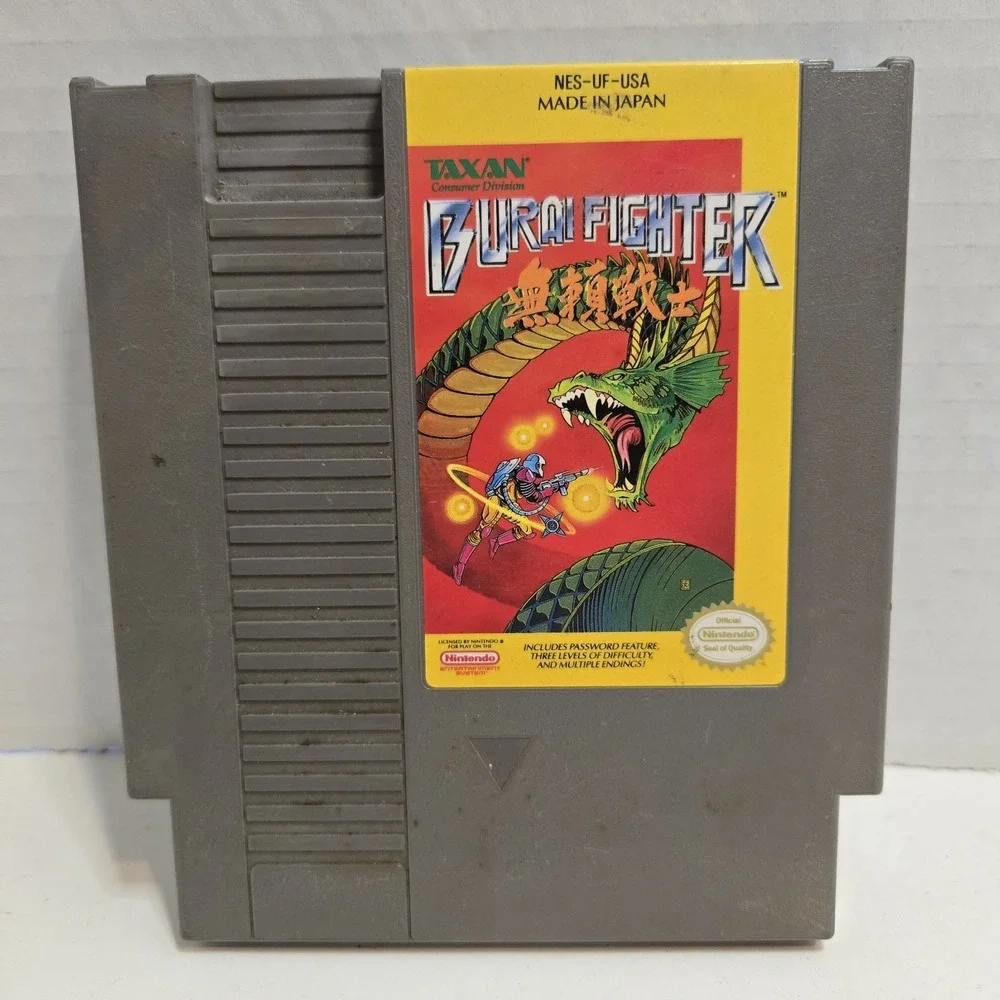 ORIGINAL‎ NINTENDO NES BURAI FIGHTER TAXAN CARTRIDGE ONLY Made In Japan